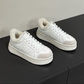 DIOR STAR SNEAKER WHITE CALFSKIN AND SUEDE CALFSKIN WITH SHEARLING LINING