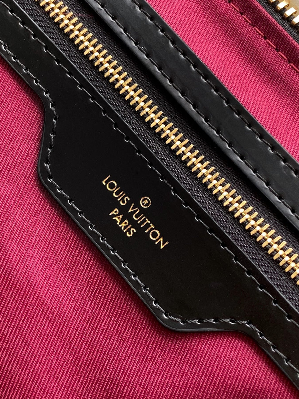 LOUIS VUITTON KEEPALL BANDOULIÈRE 45 IN BLACK MONOGRAM TOMETTE CANVAS