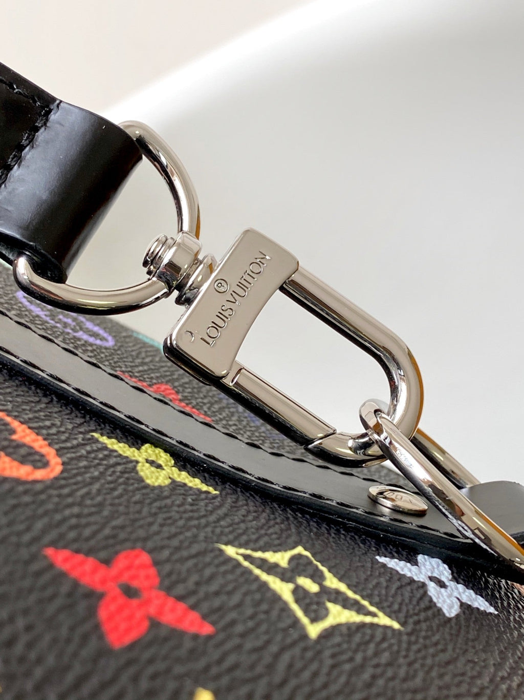 LOUIS VUITTON KEEPALL BANDOULIÈRE 50 BAG IN MULTICOLORED MONOGRAM COATED CANVAS