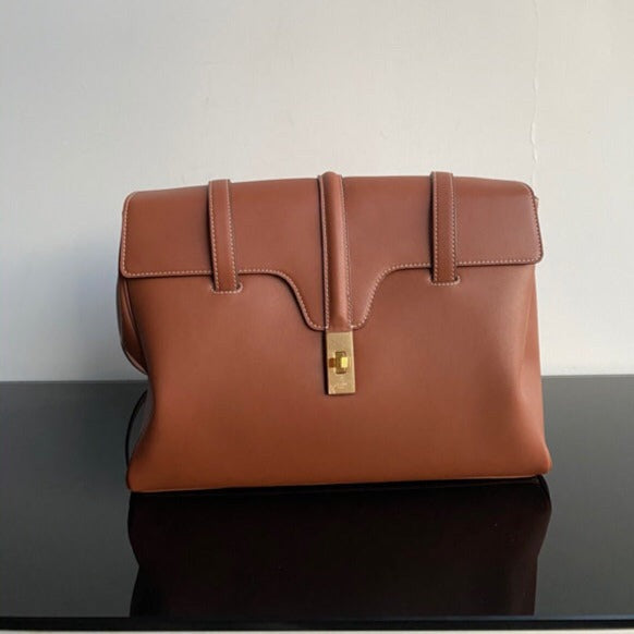 CELINE SOFT BAG 32 SMOOTH CALFSKIN TAN