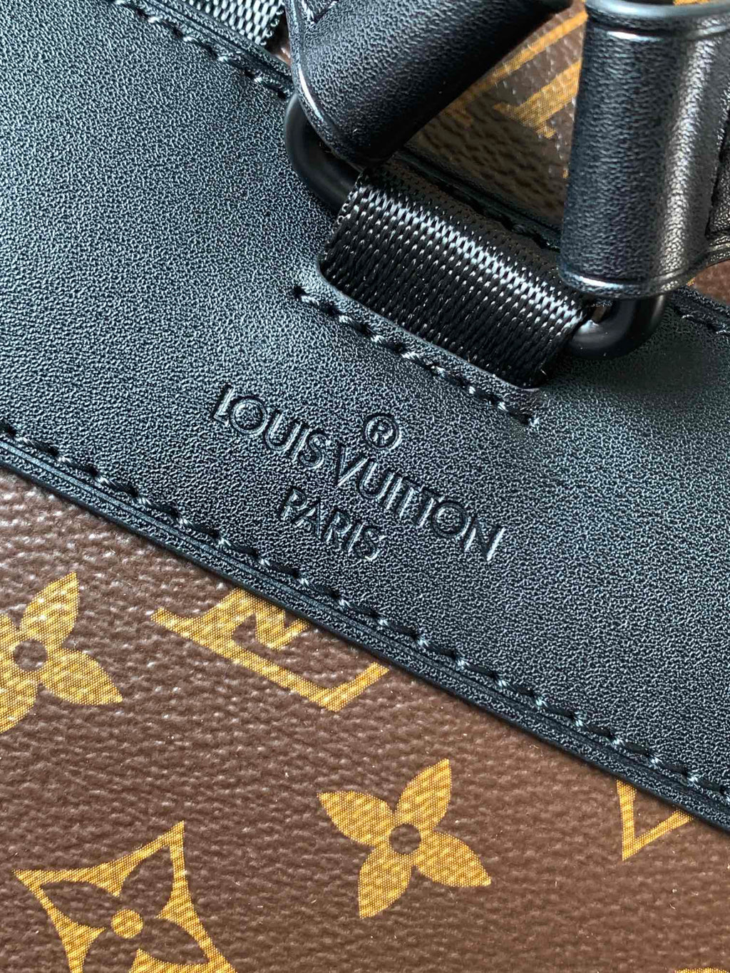 LOUIS VUITTON LV 25S CHRISTOPHER BACKPACK 44 IN BROWN AND BLACK CANVAS MONOGRAM