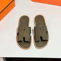 HERMES IZMIR SANDAL MOSS LAMBSKIN