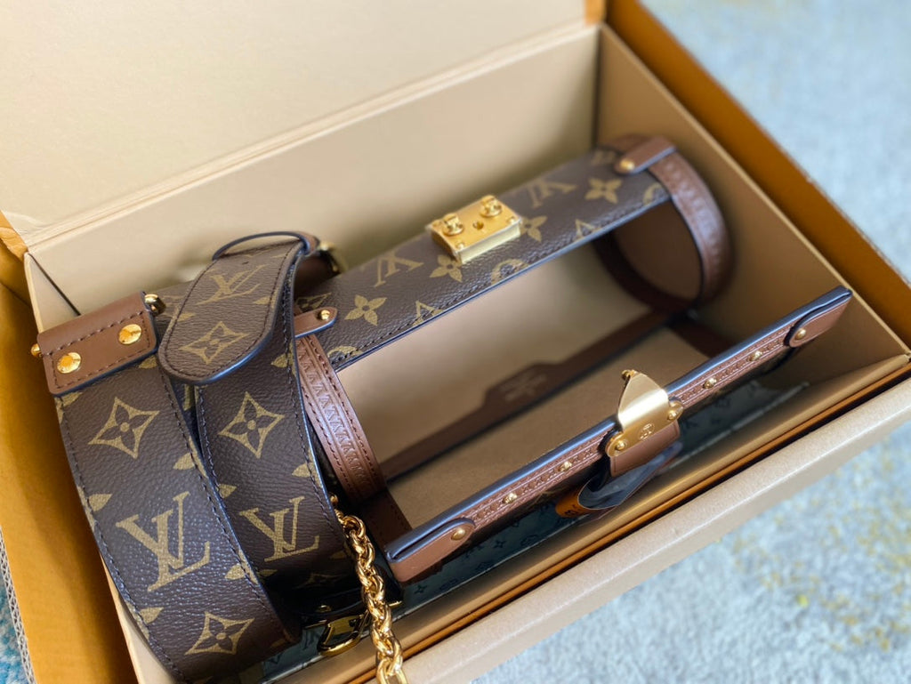 LOUIS VUITTON PAPILLON TRUNK 19 IN BROWN MONOGRAM CANVAS GOLD HARDWARE