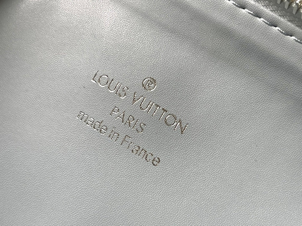 LOUIS VUITTON COUSSIN PM 26 IN GRAY MONOGRAM EMBOSSED LAMBSKIN