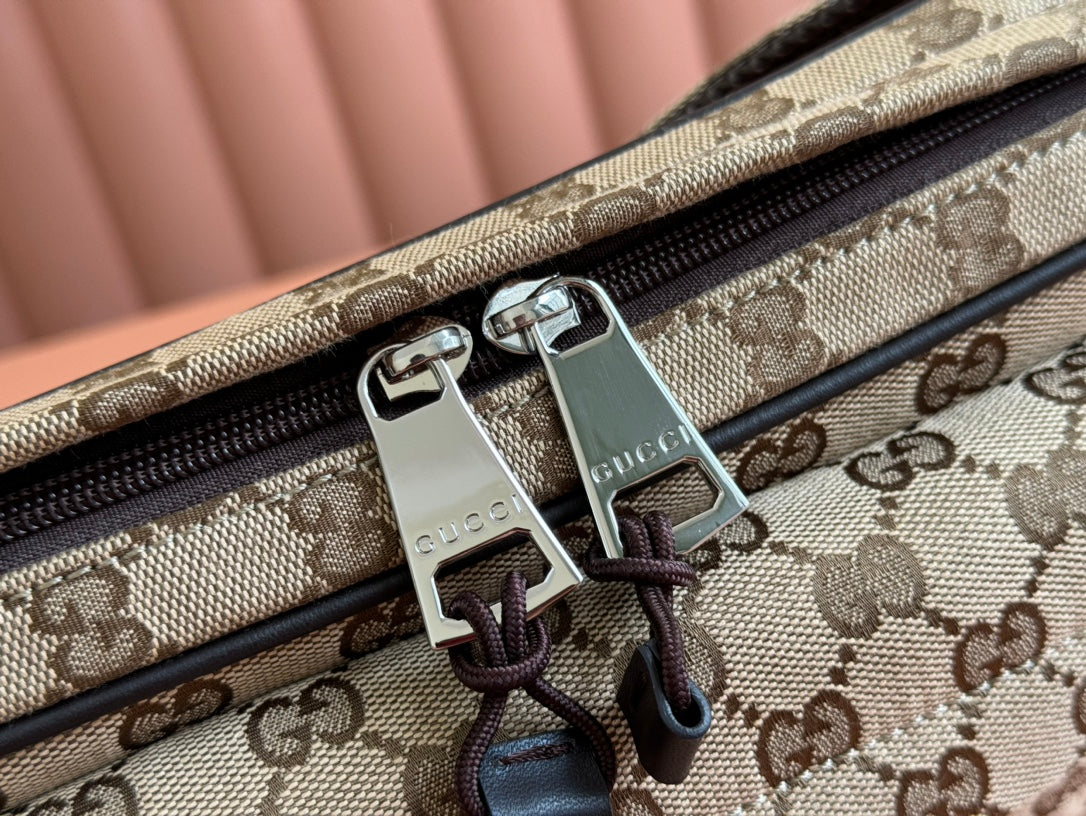 GUCCI BELT BAG 34 IN BEIGE MONOGRAM CANVAS