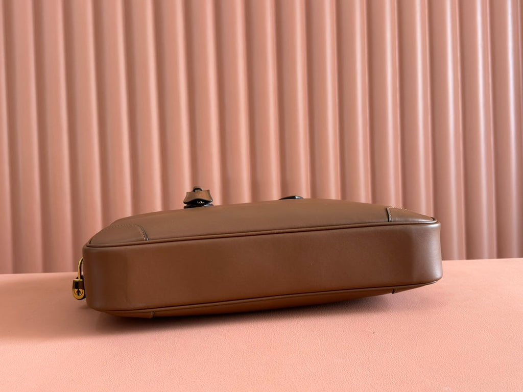GUCCI MEDIUM BRIEFCASE 40 IN BROWN CALFSKIN
