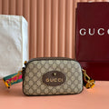 GUCCI NEO VINTAGE  SUPREME TIGER HEAD CROSSBODY BAG 24 IN CANVAS
