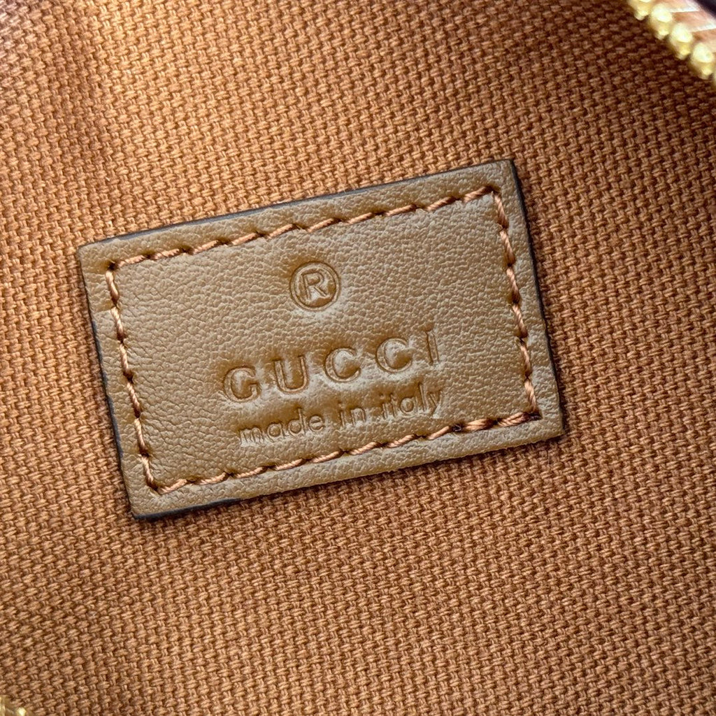 GUCCI 26S SHOULDER BAG 19 IN BROWN CALFSKIN