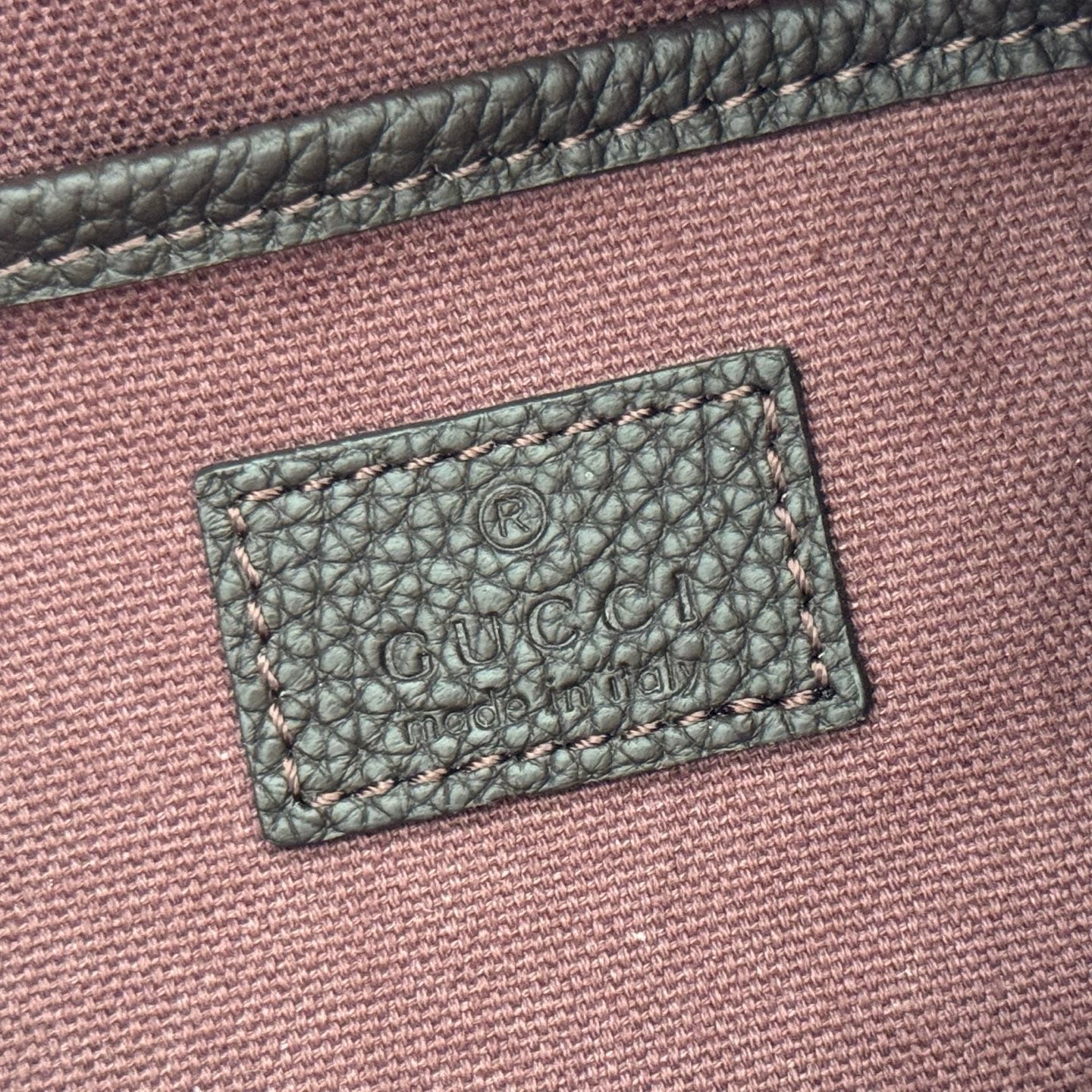GUCCI 26S SHOULDER BAG 31 IN BLACK BROWN CALFSKIN