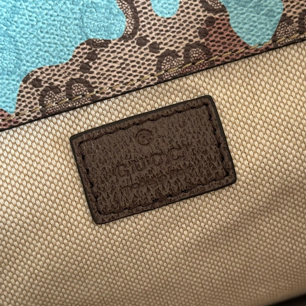 GUCCI 26S BACKPACK 46 IN MULTICOLOR COATED CANVAS STYLE 2