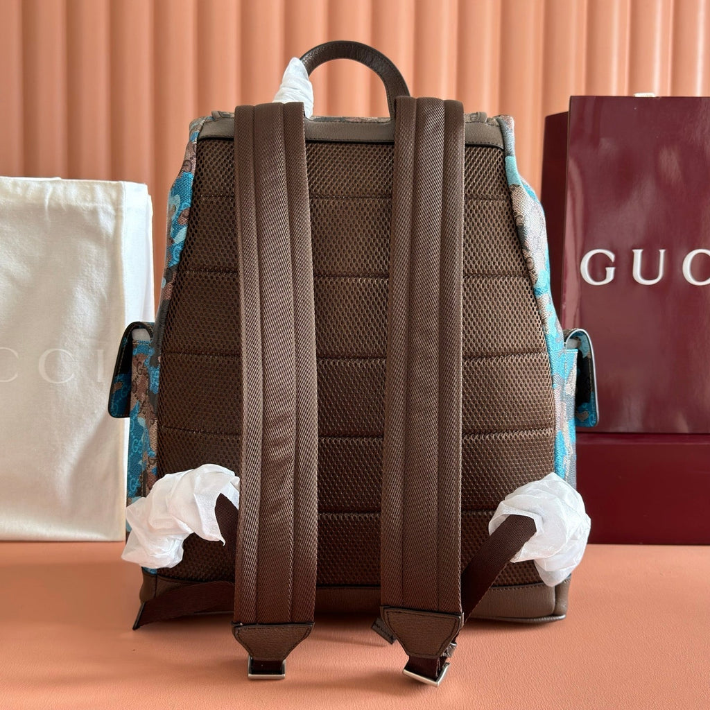 GUCCI 26S BACKPACK 46 IN MULTICOLOR COATED CANVAS STYLE 2