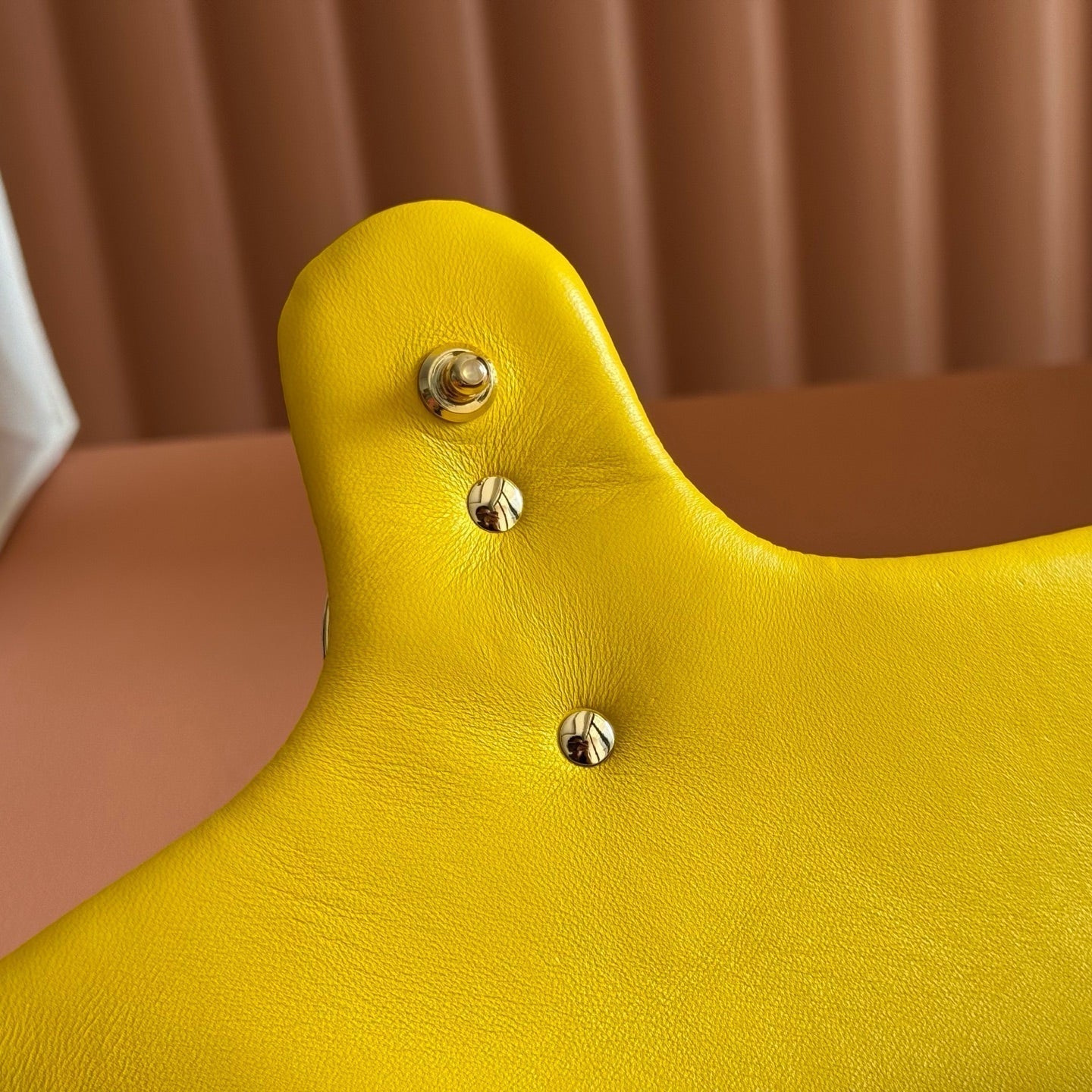 GUCCI 26S  MARMONT BAG 26 IN YELLOW LAMBSKIN