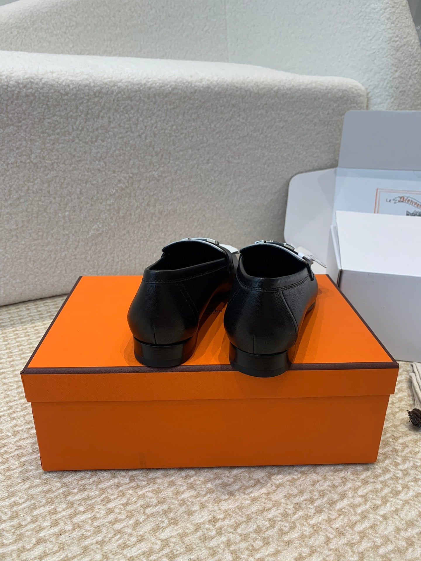 HERMES ROYAL LOAFER BLACK CALFSKIN
