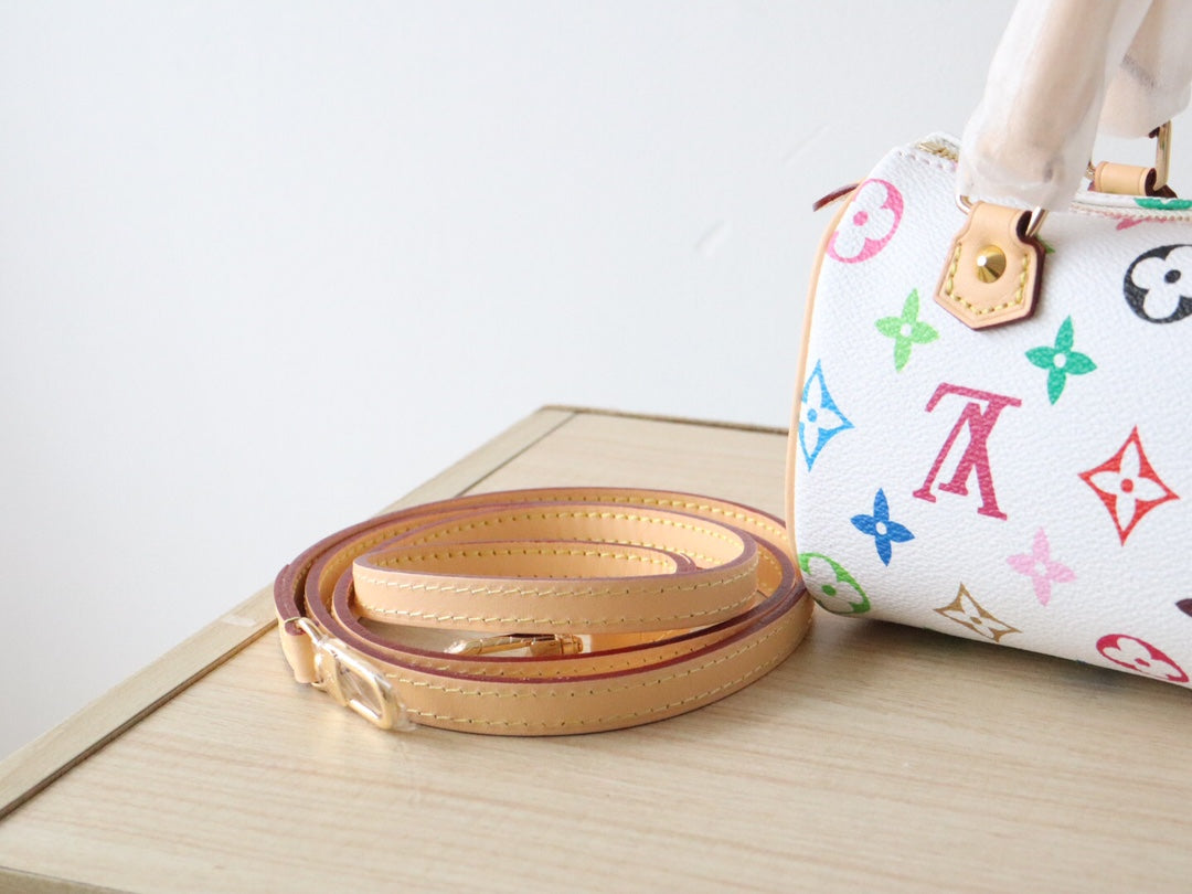 LOUIS VUITTON EAST WEST 15 BAG IN WHITE MIX COLORFUL CALFSKIN
