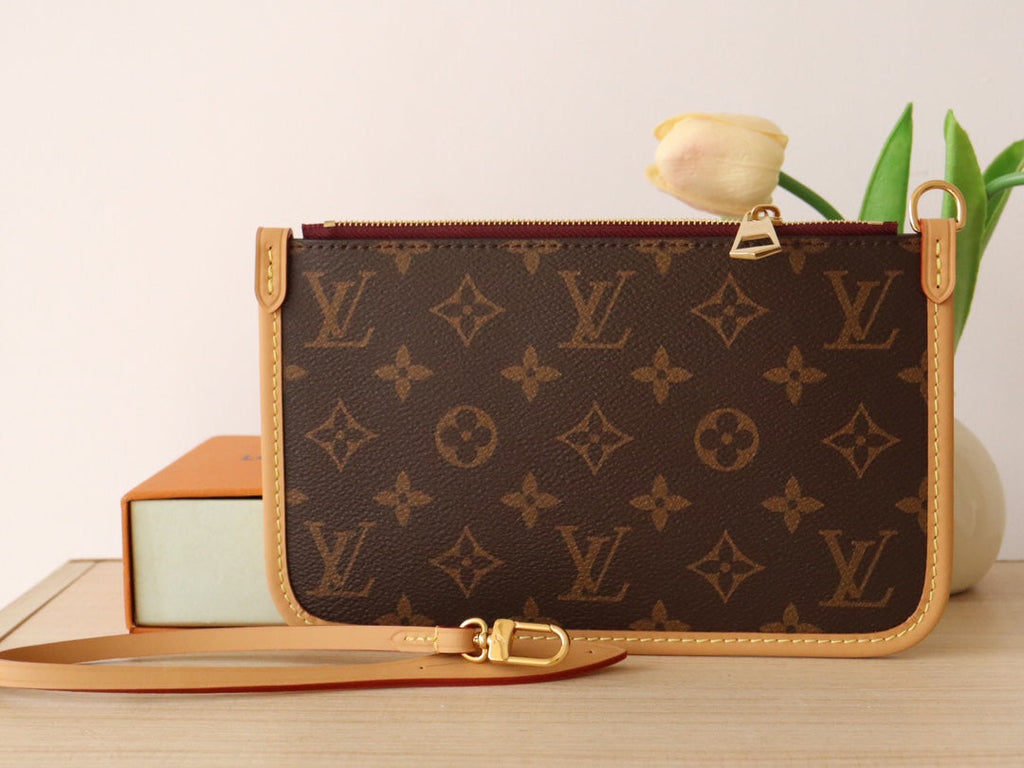 LOUIS VUITTON LV 25S SMALL CARRYALL BAG IN BROWN MONOGRAM CALFSKIN
