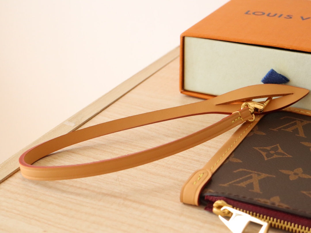 LOUIS VUITTON LV 25S SMALL CARRYALL BAG IN BROWN MONOGRAM CALFSKIN