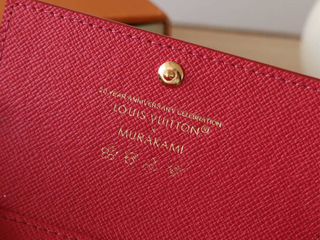 LOUIS VUITTON ROSALIE WALLET 12 IN WHITE MIX COLORFUL CALFSKIN