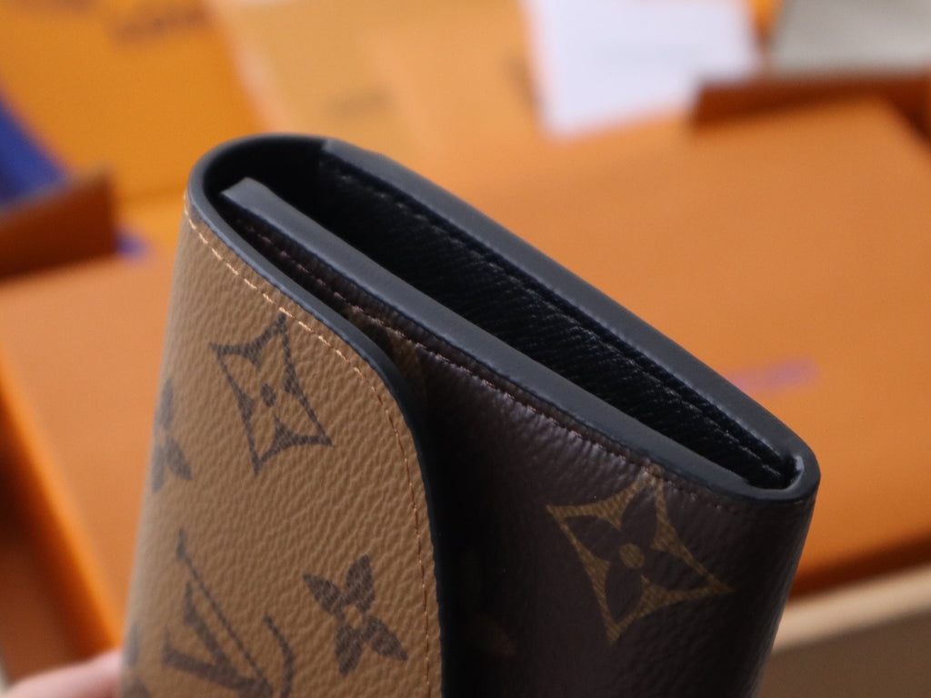 LOUIS VUITTON EMILIE WALLET 19 IN CHOCOLATE BROWN MONOGRAM CALFSKIN