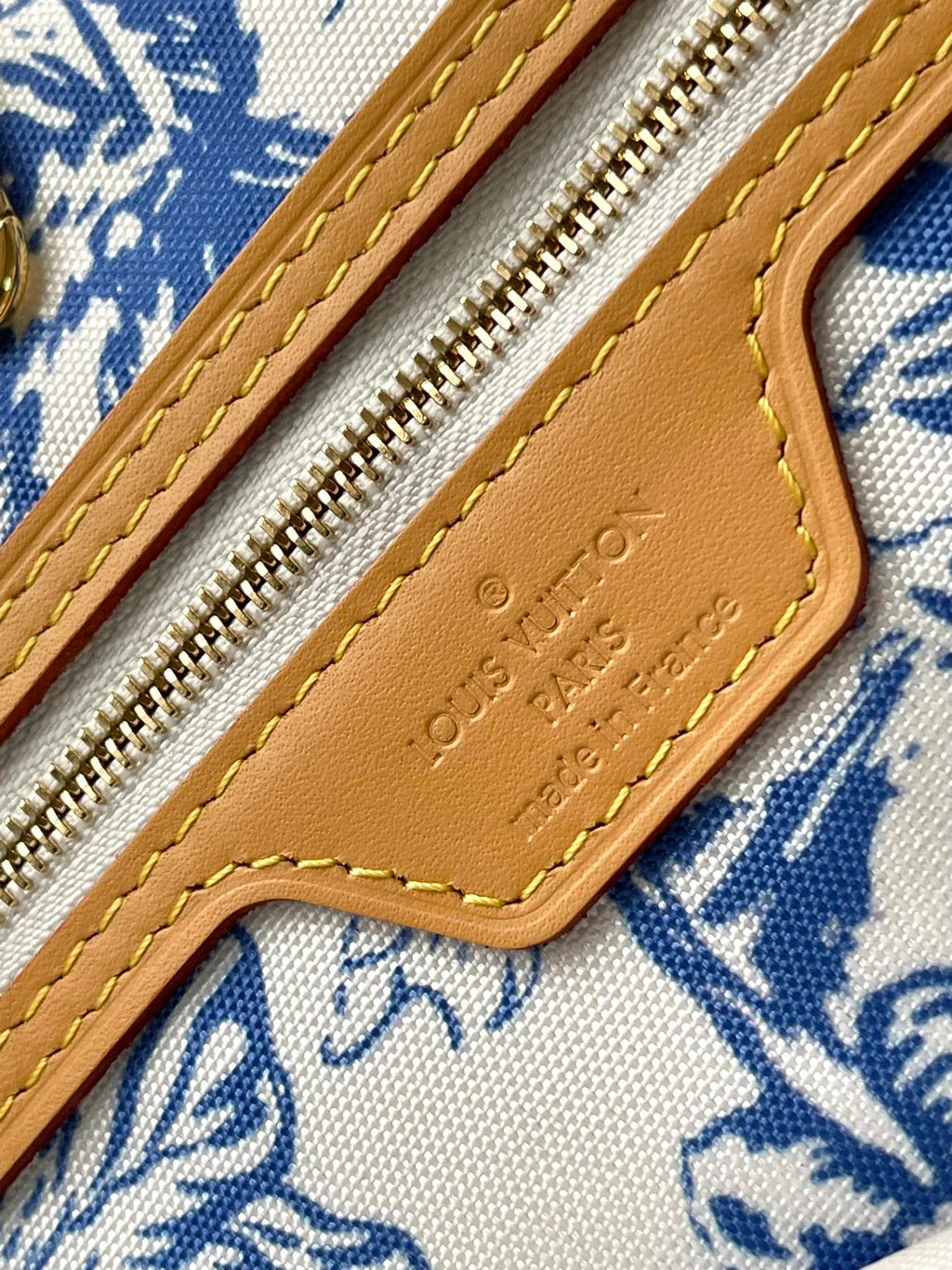 LOUIS VUITTON NEVERFULL MM 31 IN LAGOON BLUE MONOGRAM TILES CANVAS
