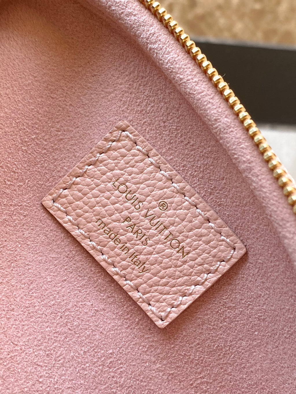 LOUIS VUITTON MINI BUMBAG 17 IN GRADIENT PINK MONOGRAM EMPREINTE LEATHER GOLD HARDWARE