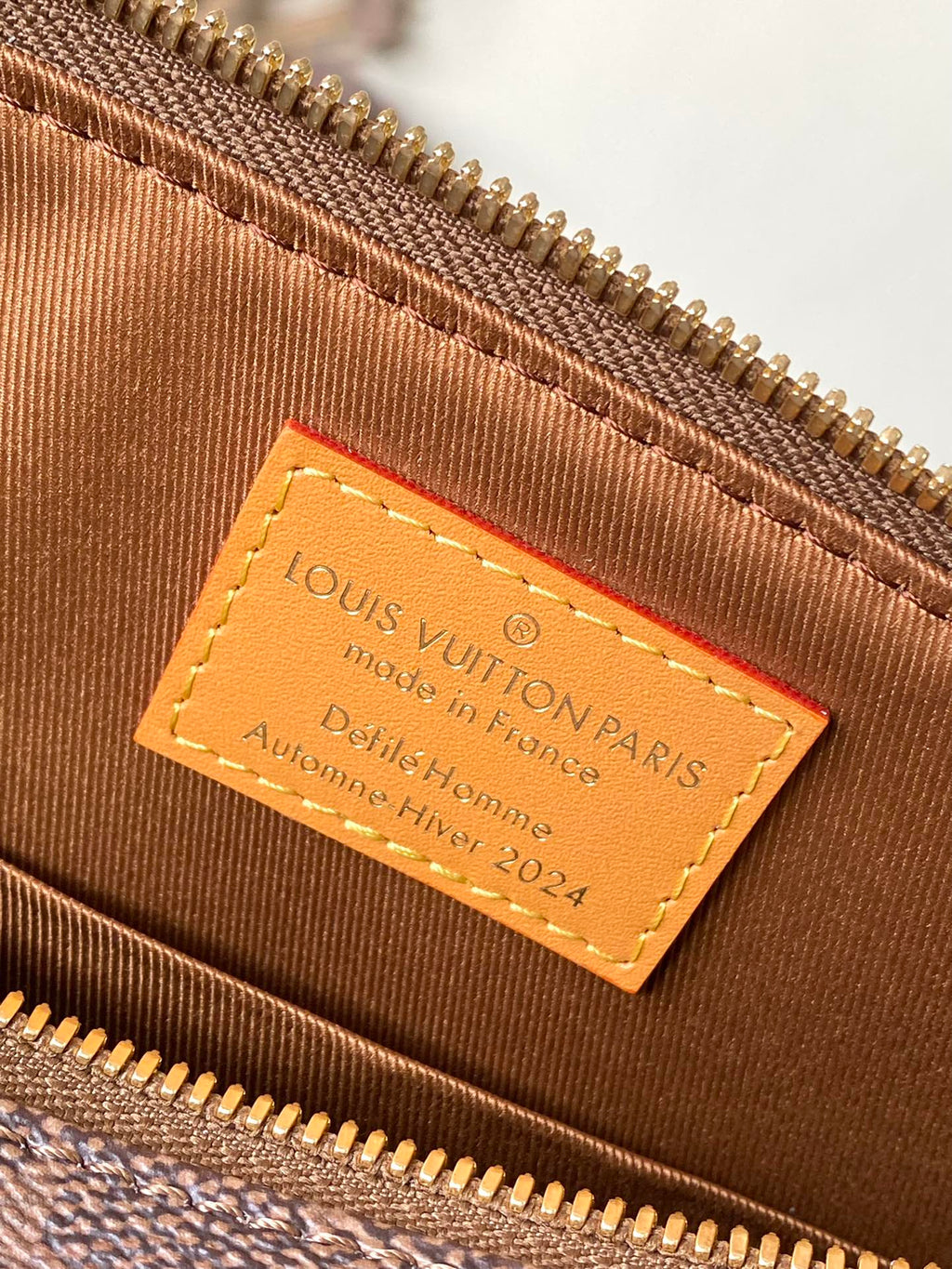 LOUIS VUITTON POCHETTE ACCESSOIRE XL 28 IN BROWN MONOGRAM DUST CANVAS