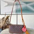 LOUIS VUITTON POCHETTE ACCESSOIRE XL 28 IN BROWN MONOGRAM DUST CANVAS