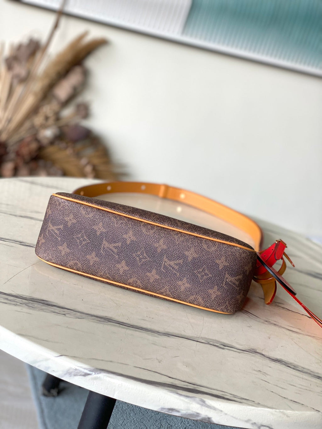LOUIS VUITTON POCHETTE ACCESSOIRE XL 28 IN BROWN MONOGRAM DUST CANVAS
