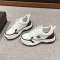 CHANEL CLASSIC SNEAKER IN WHITE MIX BLACK LAMBSKIN