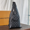 LOUIS VUITTON DUO CROSSBAG 42 IN BLACK MONOGRAM ECLIPSE CANVAS