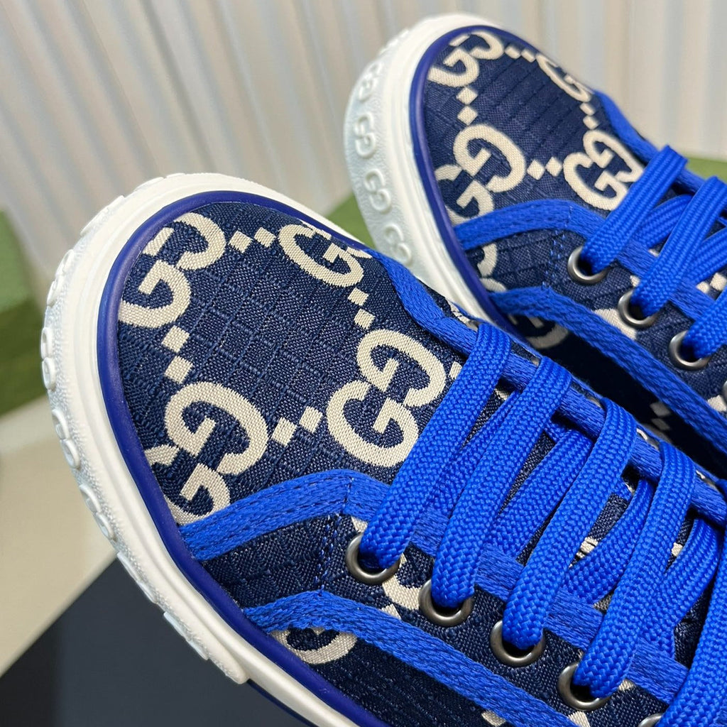 GUCCI Tennis 1977 ripstop sneakers Blue Indigo Caro