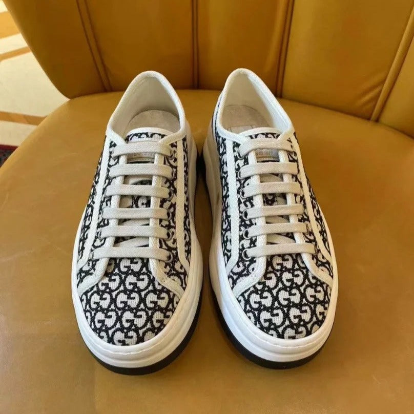 GUCCI Sneaker Tennis 1977 Trainer Black Caro