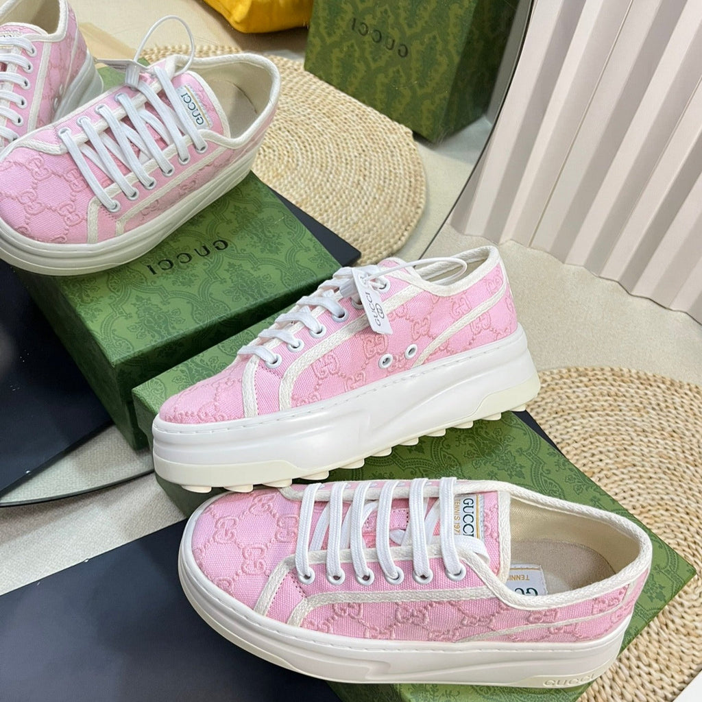 GUCCI Sneaker Tennis 1977 Trainer Pink Pastel