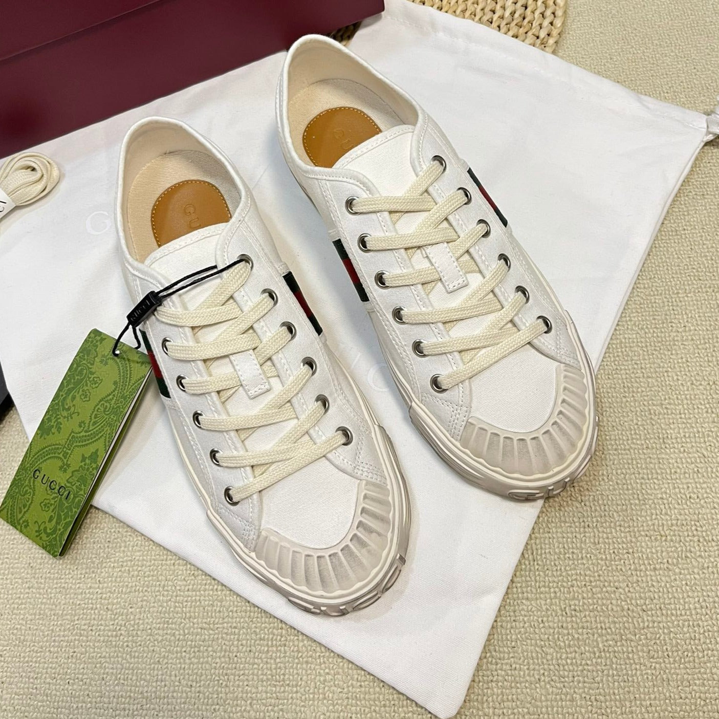 GUCCI Sneaker Julio Canvas  Sneakers White