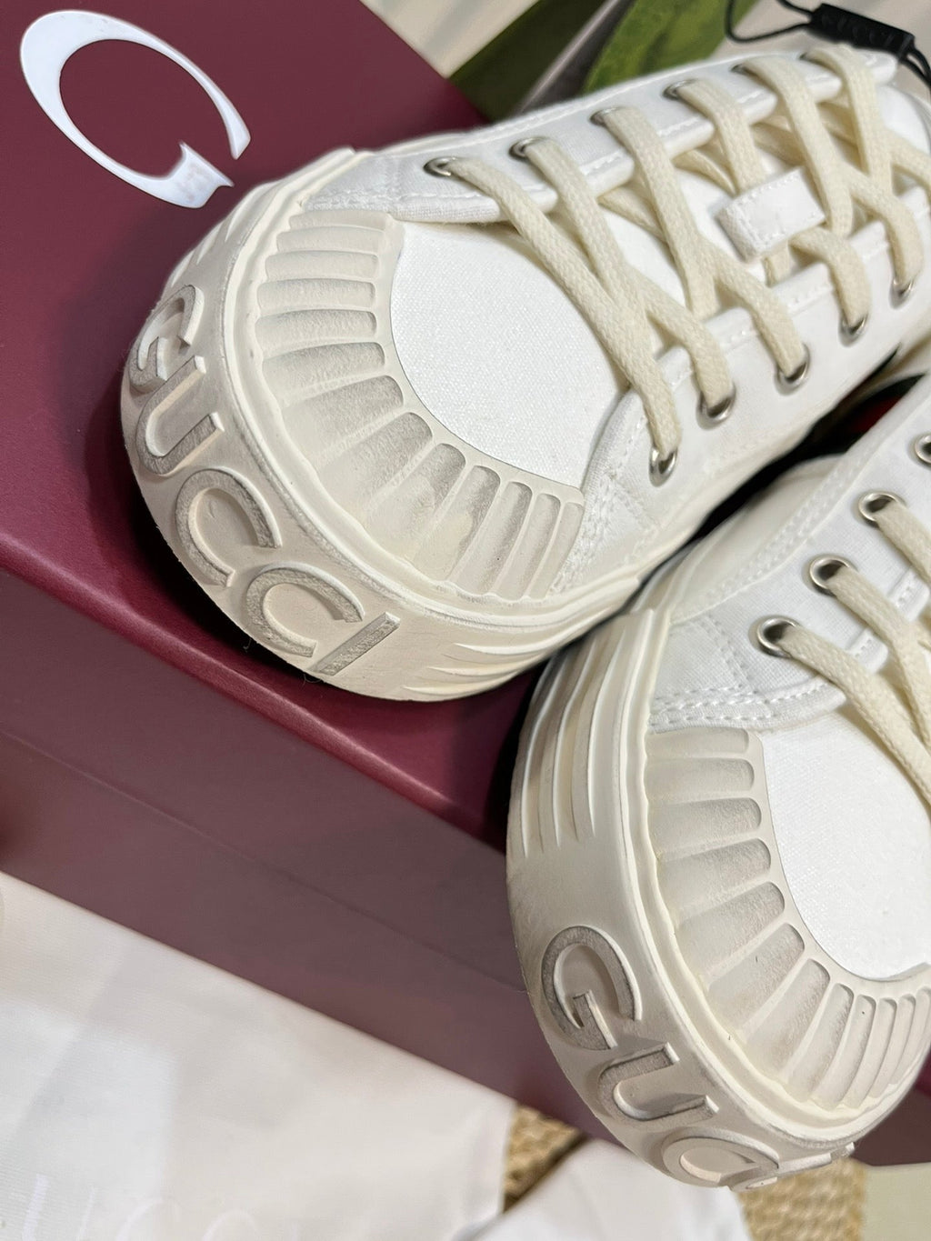 GUCCI Sneaker Julio Canvas  Sneakers White