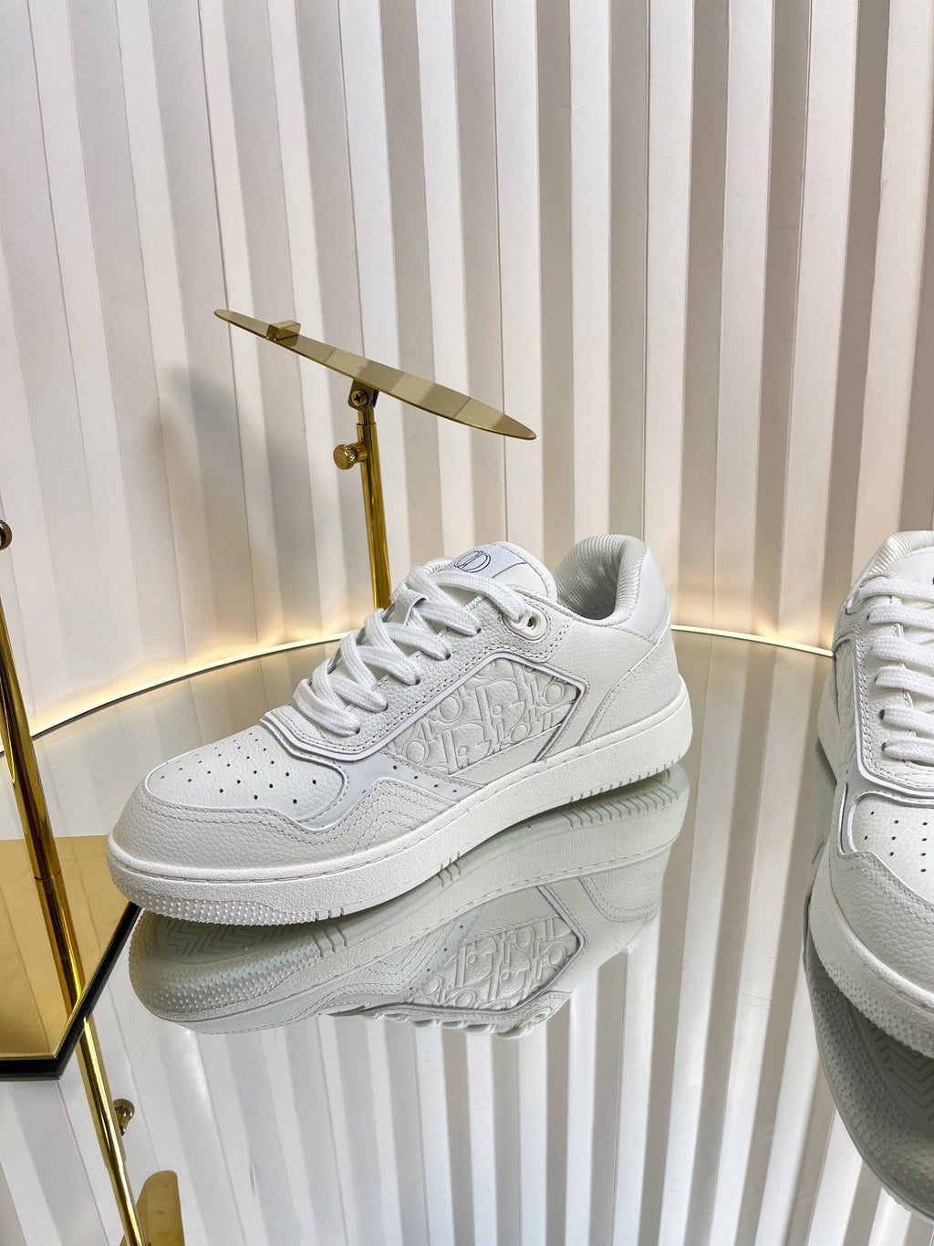 DIOR B27 LOW-TOP SNEAKER WHITE SMOOTH CALFSKIN