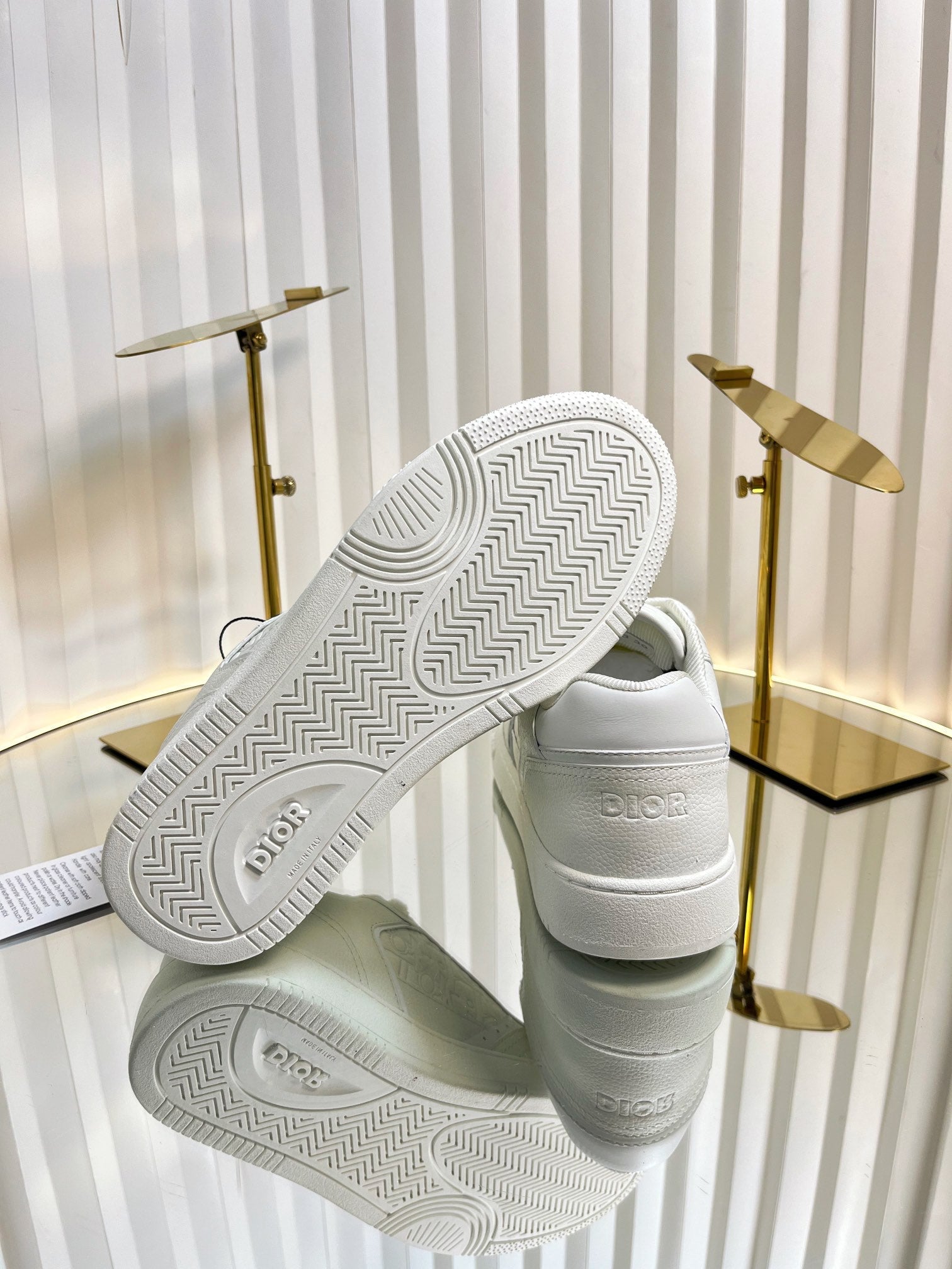 DIOR B27 LOW-TOP SNEAKER WHITE SMOOTH CALFSKIN
