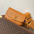 LOUIS VUITTON BUCI BAG 24 IN GOLD MIEL BROWN EPI GRAIN COWHIDE
