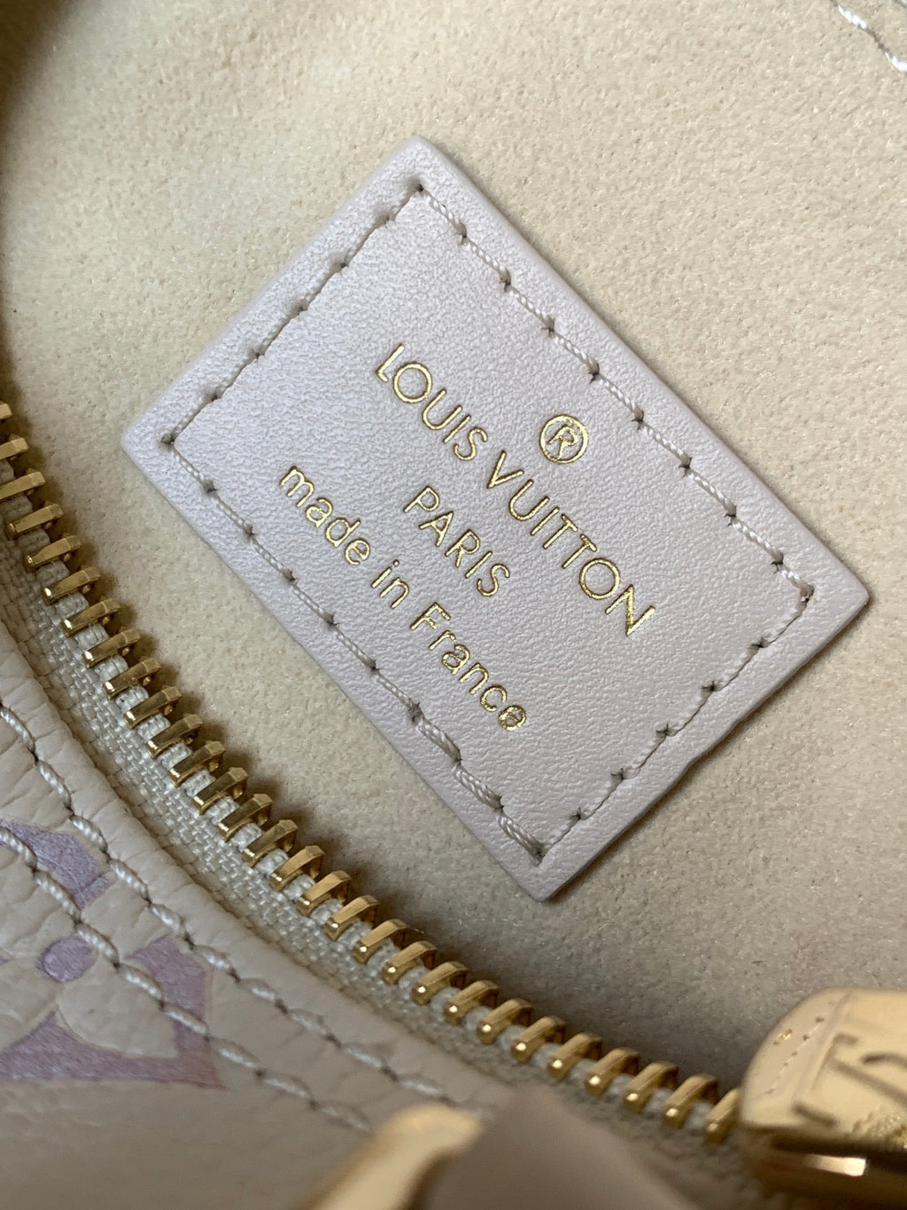 LOUIS VUITTON LV 25S NANO SPEEDY 16 IN BEIGE DREAM EMBOSSED TEXTURED CALFSKIN