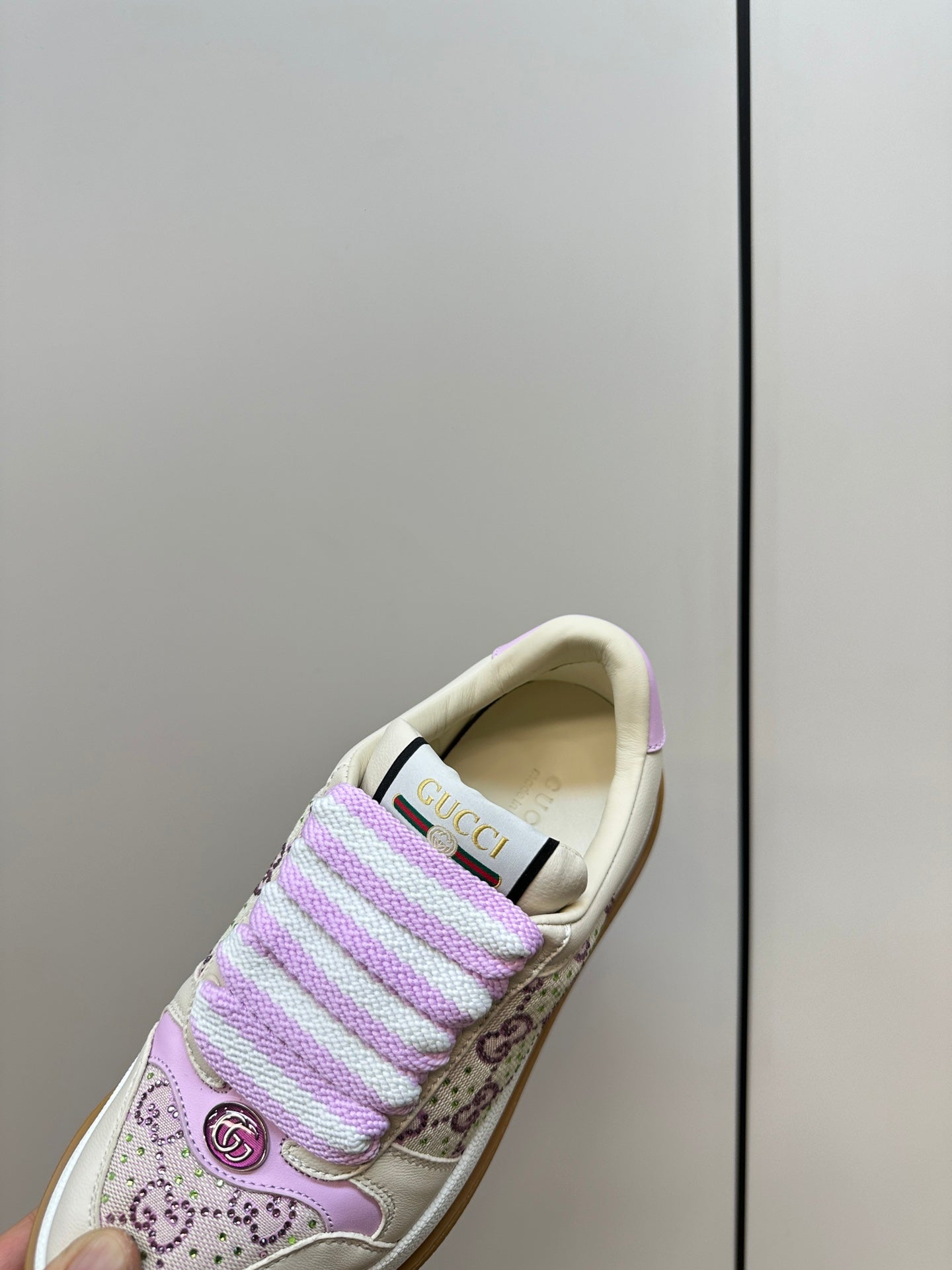 GUCCI Screener Sneaker Pink Blush