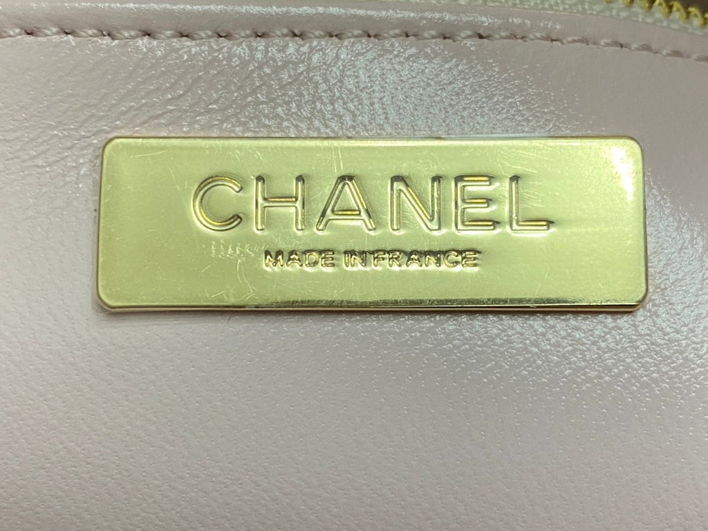 CHANEL SMALL 30 SHOPPING BAG IN LIGHT PINK CALFSKIN