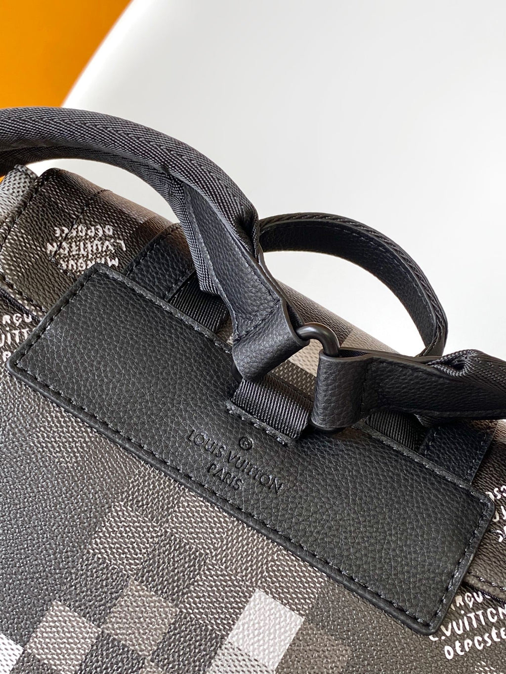 LOUIS VUITTON LV 25S CHRISTOPHER BACKPACK 47 IN DAMOFLAGE BLACK CALFSKIN
