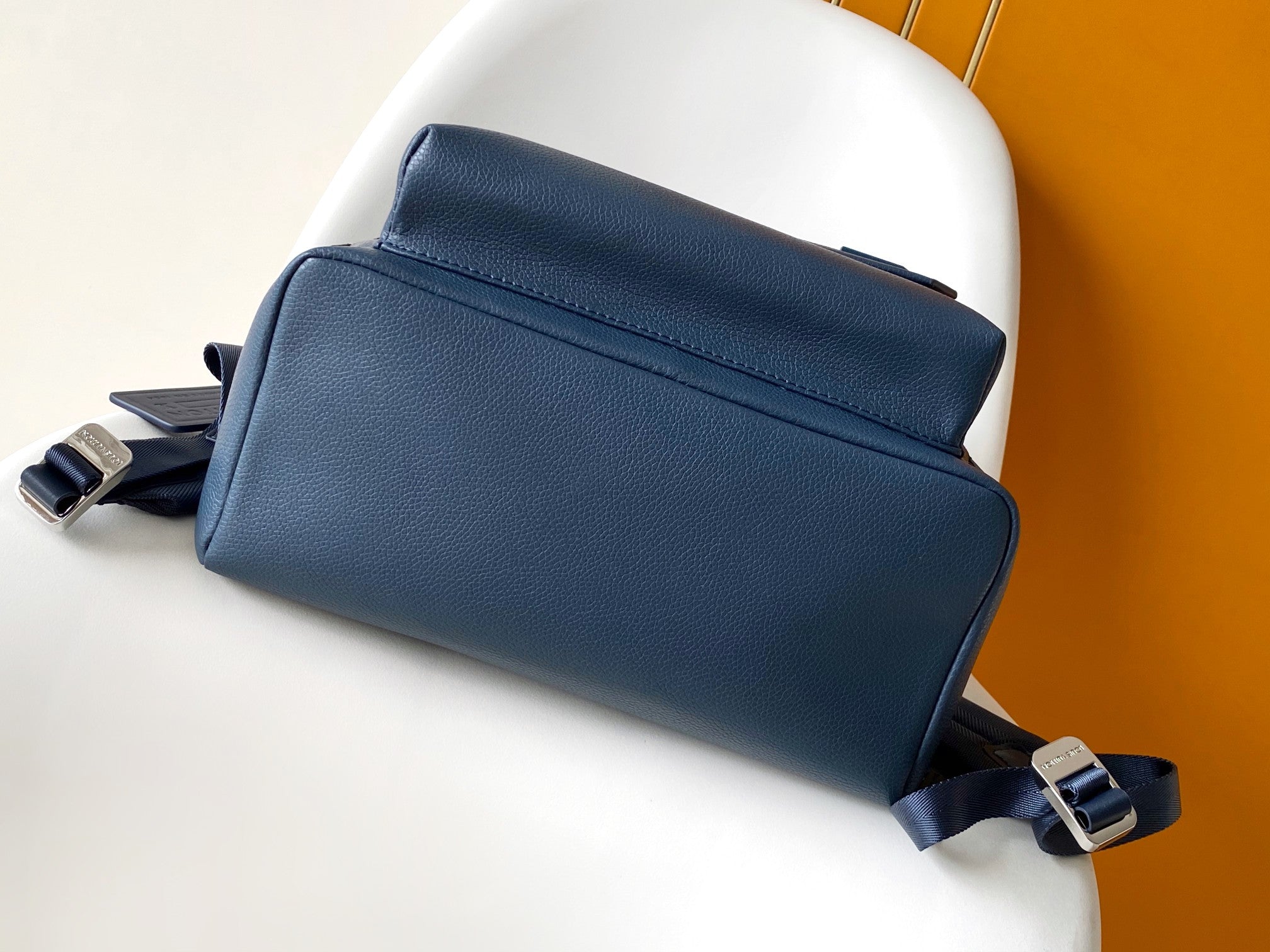 LOUIS VUITTON LV 25S TAKEOFF BACKPACK 43 IN ATLANTIC BLUE CALFSKIN