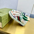 GUCCI TENNIS 1977 TRAINER LIGHT GRAY CANVAS