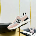 CHANEL CLASSIC TRAINER IN LIGHT PINK MERCERIZED VELVET