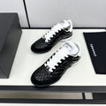 CHANEL SPORTS SHOES IN GLOSSY BLACK CALFSKIN