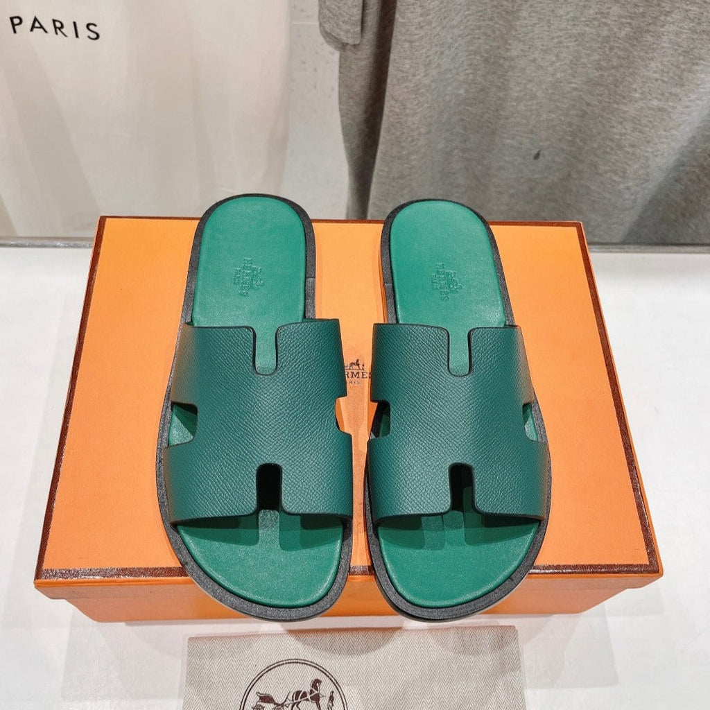 HERMES IZMIR SANDAL OCEAN LAMBSKIN