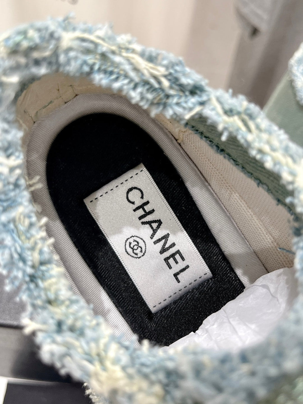 CHANEL SNEAKER ARCTIC BLUE DENIM