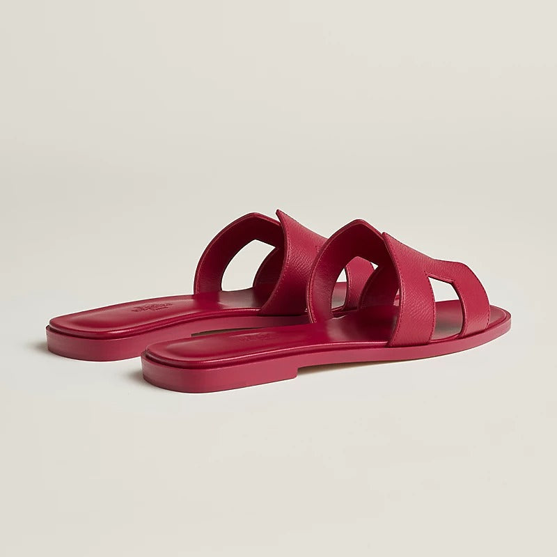 HERMES 0RAN SANDAL ROSE MAGENTA