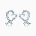 18K Tiffany Diamond Earrings