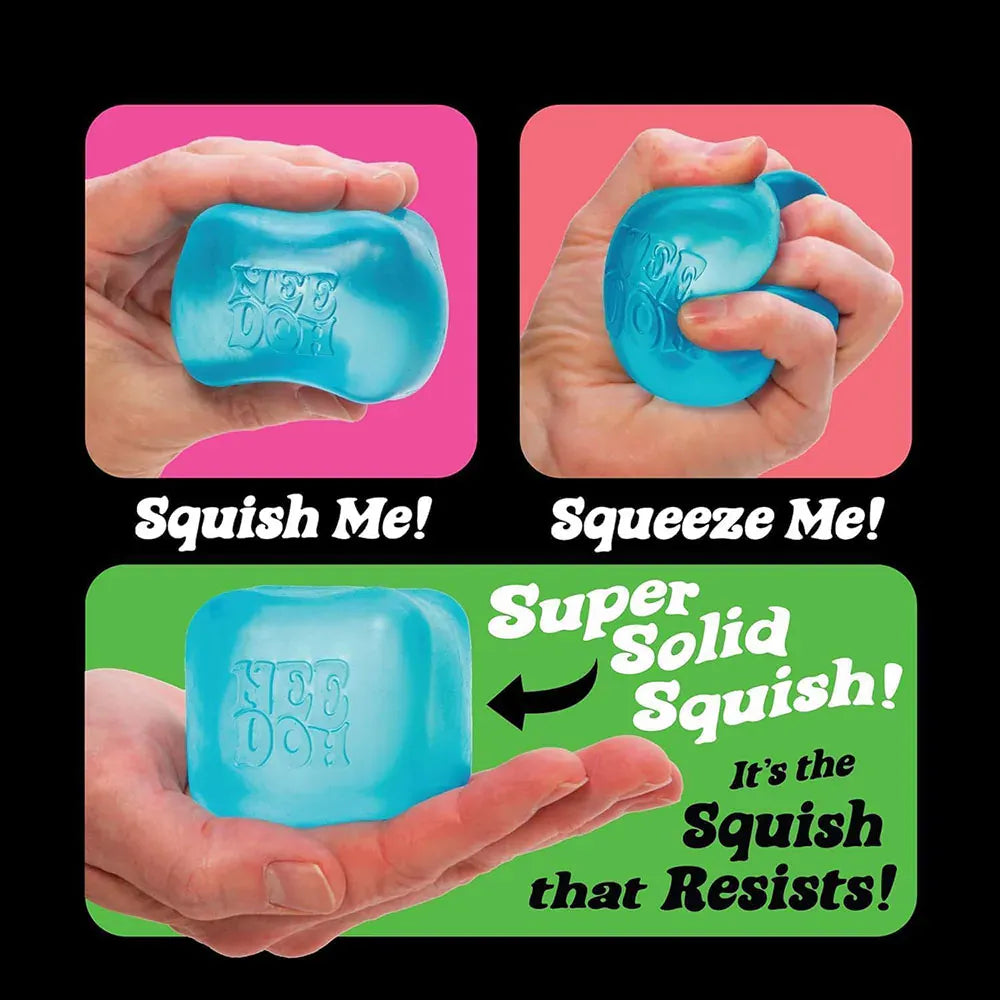 Schylling Needoh Nice Cube Sensory Fidget Toy Cube Stress Relief Tool